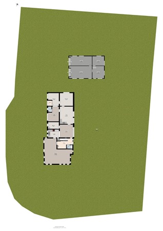 Floorplan - Hoofdstraat 178, 9861 AM Grootegast
